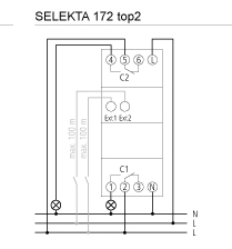 схема подключения SELEKTA 172 top2