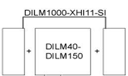 схема подключения доп.контакта DILM1000-XHI11-S к контактору DILM
