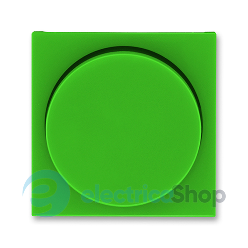 Панель поворотного світлорегулятора «Levit», колір «зелений / димчастий чорний»