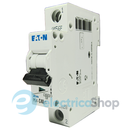 Автоматичний вимикач 1-фазний PL4 Eaton 25 Ампер, тип «C»