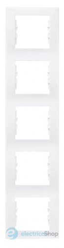 Рамка 5-а вертикальна колір білий Sedna SDN5801521