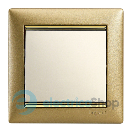 Рамка установочная 3-я Legrand Valena 770303, цвет «матовое золото»