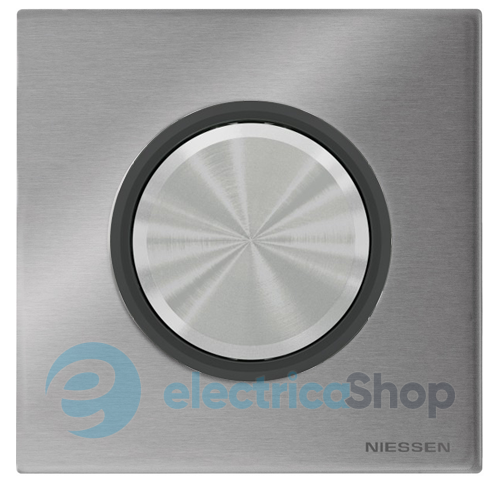 Светорегулятор / потенциометр 1-10 В, для люминесцентных ламп Sky moon Niessen, цвет стекло чёрное
