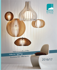 Скачать каталог Eglo Interior lighting 2016-17