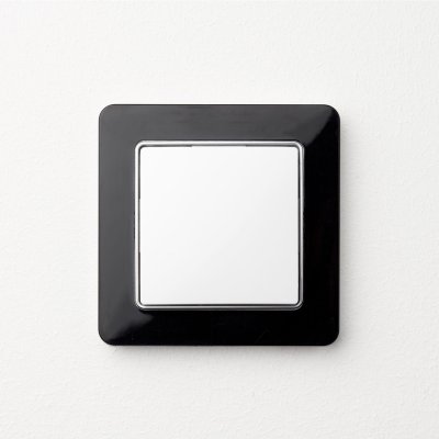 Фотография в интерьере Рамка 2-я. SE Sedna Elements SDD361802 черное стекло