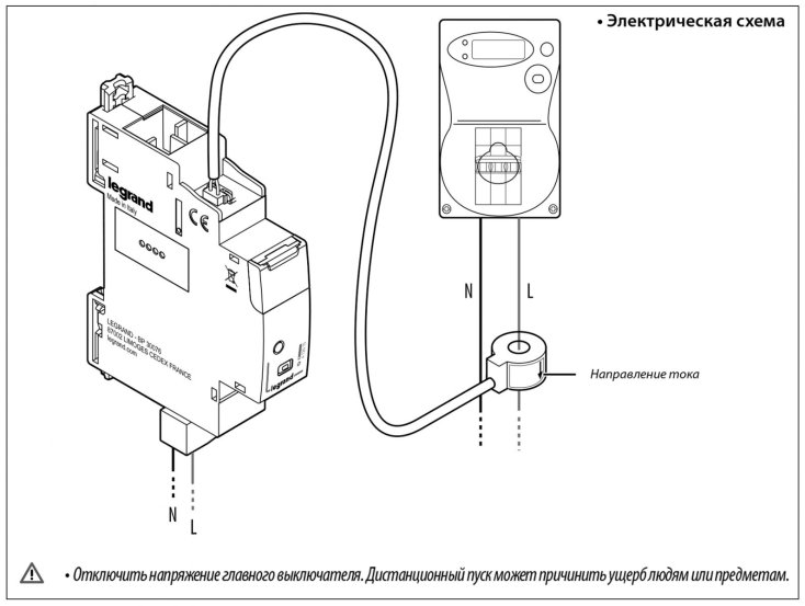 Как подключить модуль измерения потребления электроэнергии Netatmo 412015
