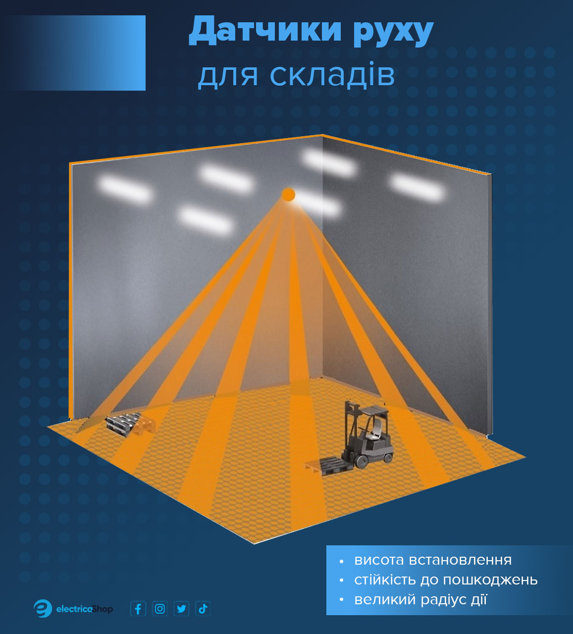 Как выбрать датчик движения для склада?