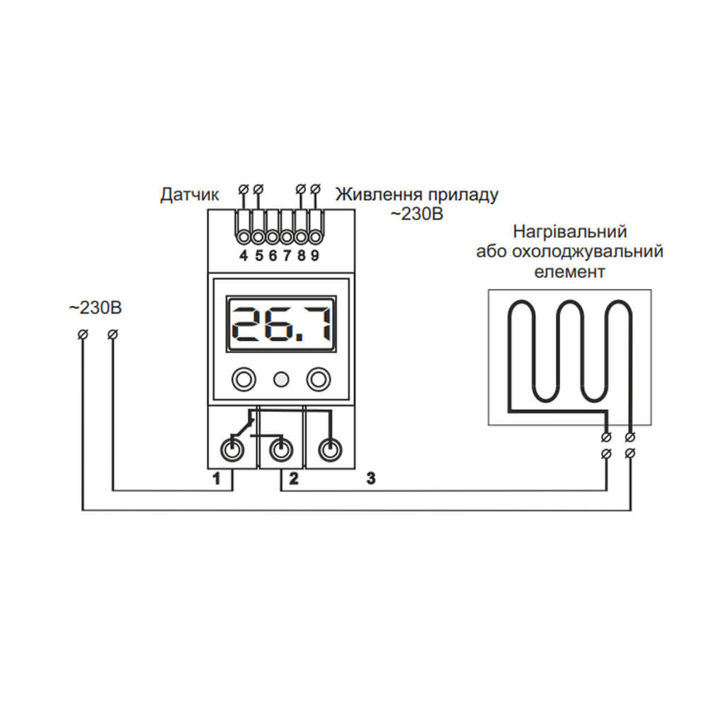 Як підключити терморегулятор DigiTOP TK-3