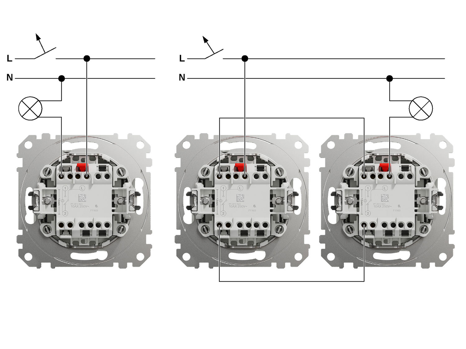 Схема підключення перемикача SDD172106U