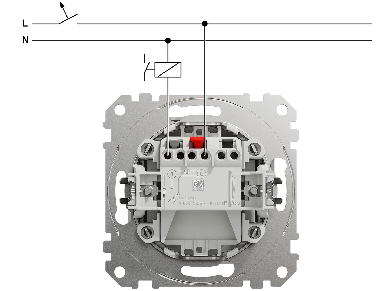 Схема подключения кнопки SDD170111U