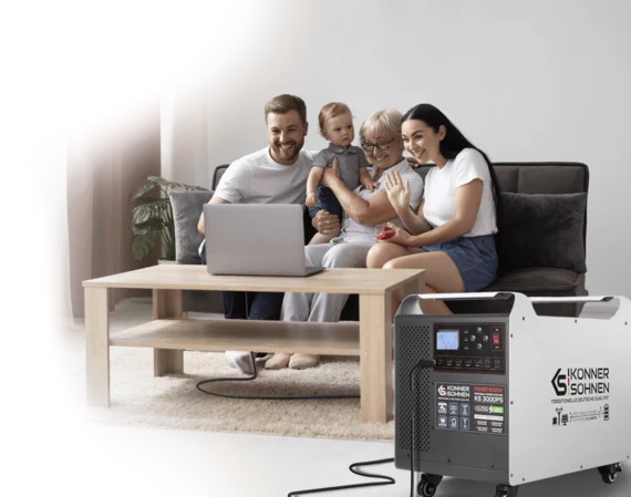 Потужна електростанція 2500Вт, LiFePO4, Könner&Söhnen KS 2500PS в Україні