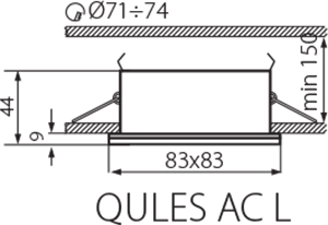 схема Kanlux Qules AC L-W 26300