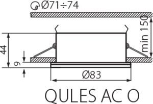 схема Kanlux Qules AC L-C/M 26301