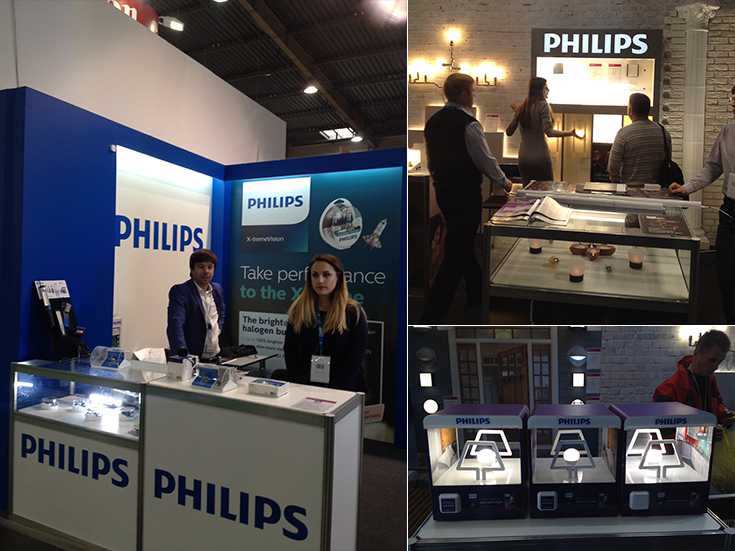 Освещение фирмы Philips на выставке CEE2016