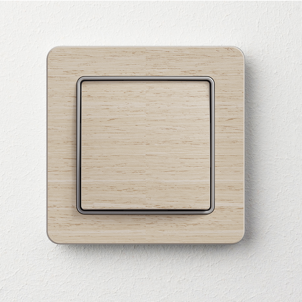 Sedna Elements Перемикач хрест 1-кл береза SDD180107U + SDD380801U