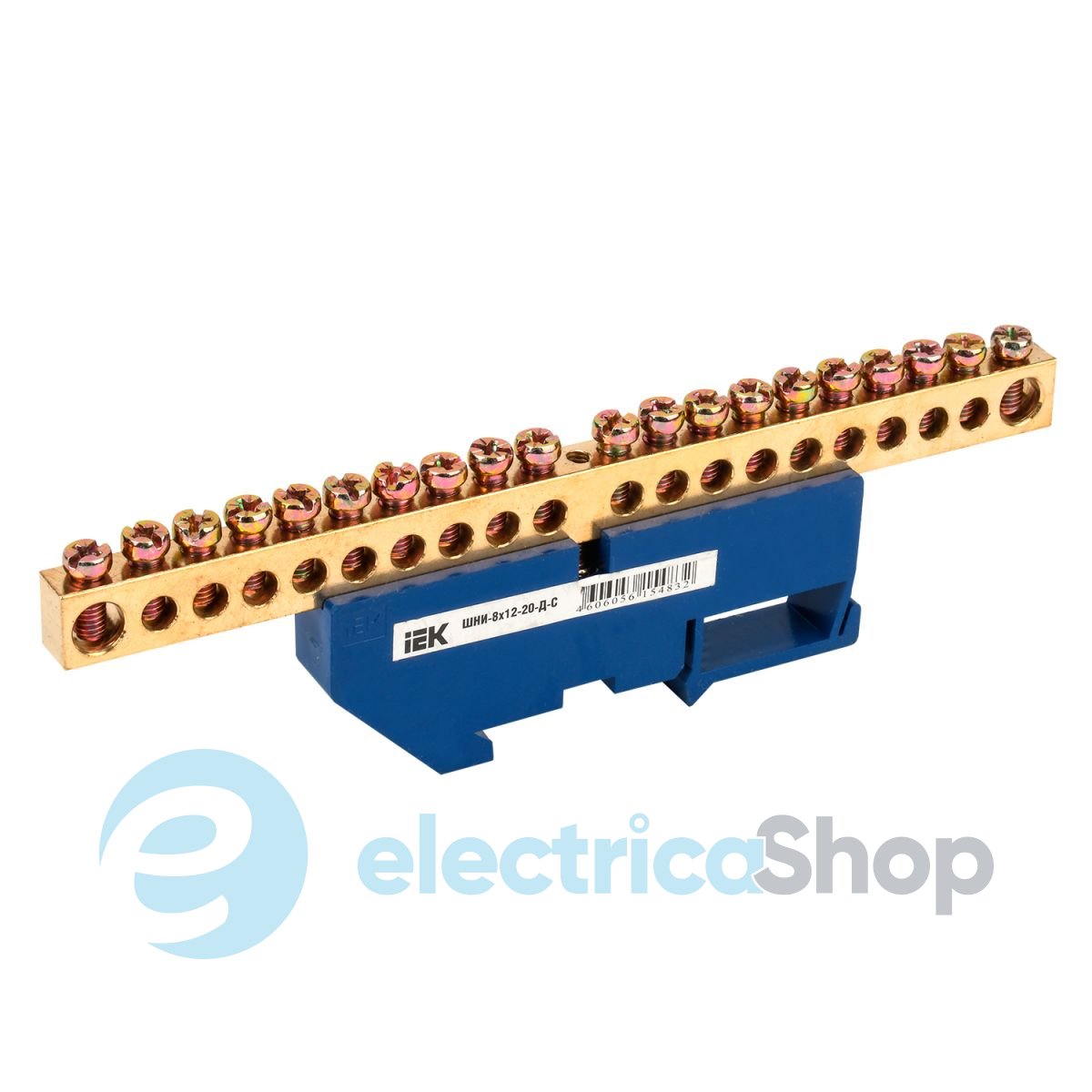 Шина N нулевая на DIN-изолированная ШНИ-8х12-20-Д-C IEK YNN10-812-20D ...