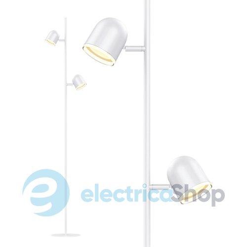 Торшер MAXUS MSL-01F 2x4W 4100K білий (2-MSL-10841-FW)