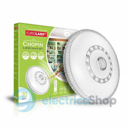 Светодиодный светильник Eurolamp SMART LIGHT Chopin музыкальный 70W 3000-6500K (LED-SLM-70W-N16(deco)