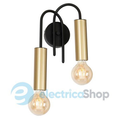 Бра LUMINEX Loppe black/gold 0505