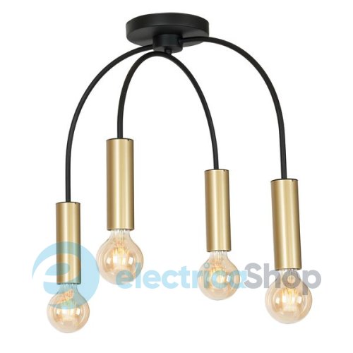 Люстра LUMINEX 0506 Loppe black/gold