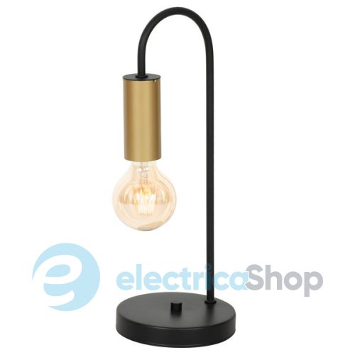 Настільна лампа LUMINEX 0508 Loppe black/gold