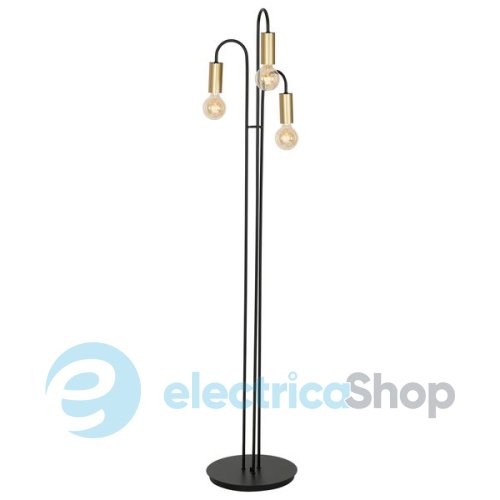 Торшер LUMINEX Loppe black/gold 0509