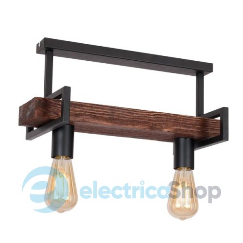 Люстра LUMINEX Hard 0664 dark wood/black