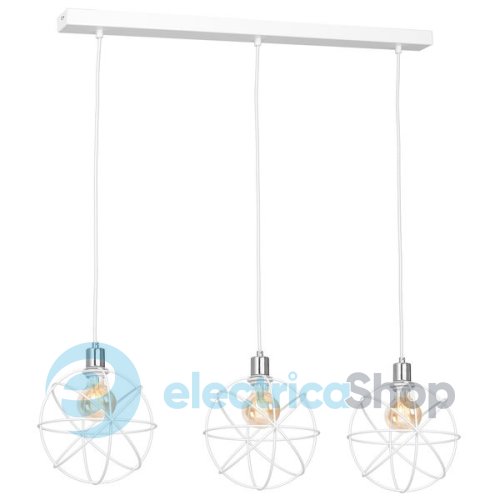 Люстра LUMINEX Gerid white/chrome 0959