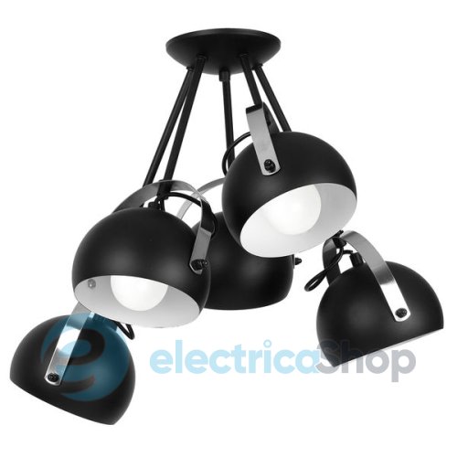 Люстра LUMINEX Ovo 0967 black/chrome