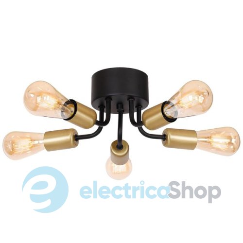 Люстра LUMINEX Brenda 1062 black/gold