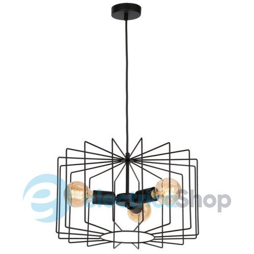 Люстра LUMINEX Wire black 1176