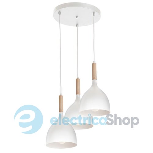 Люстра LUMINEX Noak 1195 white/wood