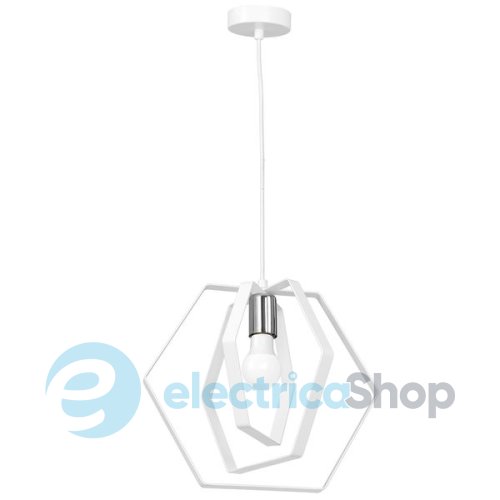 Люстра LUMINEX Hexagon 1296 white/chrome