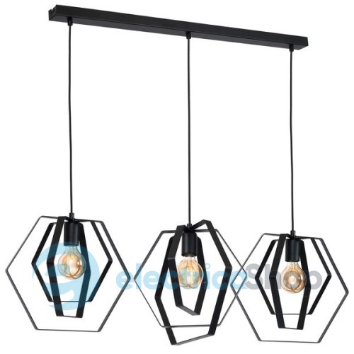 Люстра LUMINEX Hexagon 1342 black