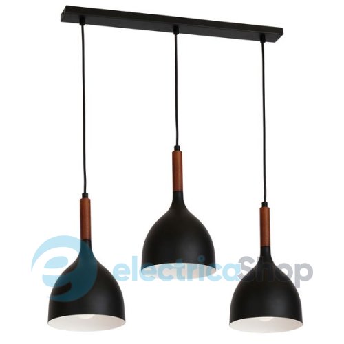 Люстра LUMINEX Noak 1391 black/dark wood