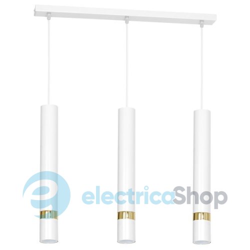 Підвісний світильник LUMINEX 1547 Joker white/gold