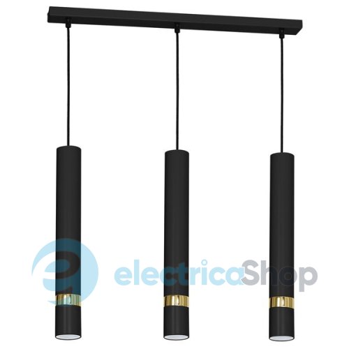 Підвісний світильник LUMINEX 1555 Joker black/gold