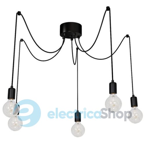 Люстра LUMINEX Spindel black 3950