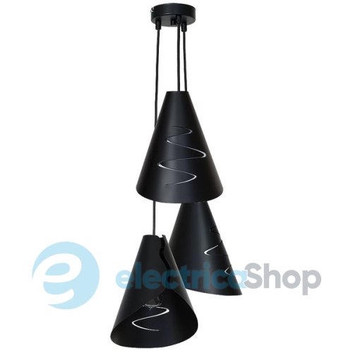 Люстра LUMINEX Alana black 5019