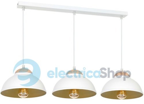 Люстра LUMINEX Arne 7119 white/gold