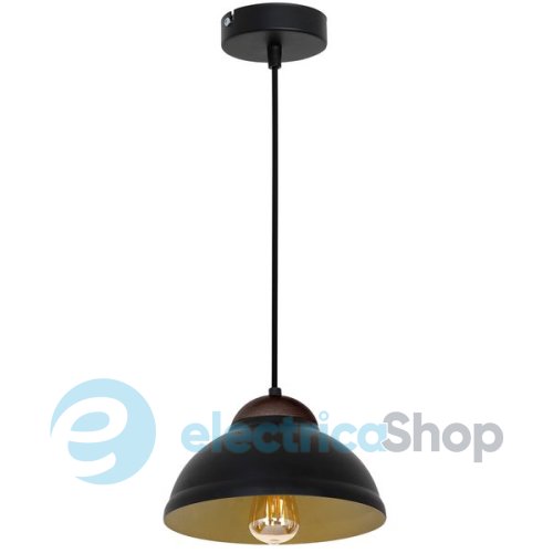 Люстра LUMINEX Arne black/gold 7120
