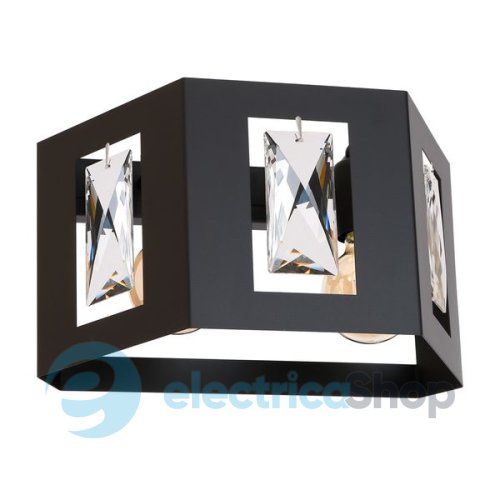 Бра LUMINEX Kristall black 7180