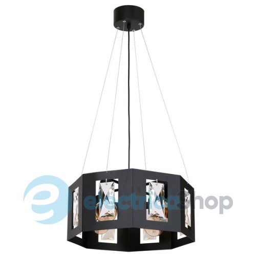 Люстра LUMINEX Kristall black 7182
