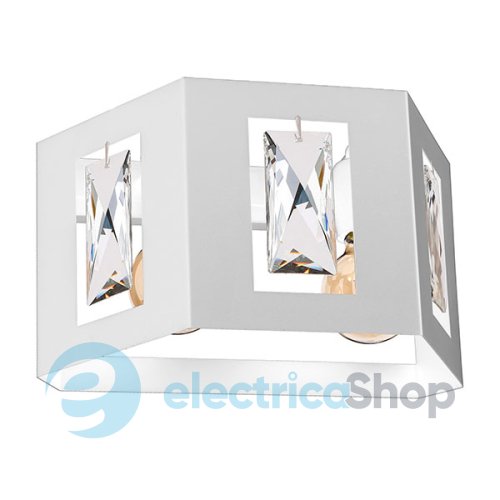 Бра LUMINEX Kristall 7184 white
