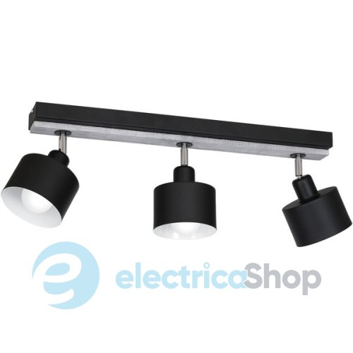 Світильник LUMINEX Runar 8336 black/gray wood