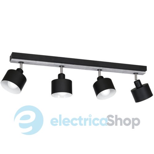 Світильник LUMINEX Runar 8337 black/gray wood