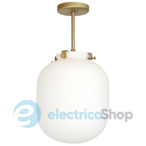 Люстра LUMINEX Baco 8349 brass/opal white matt