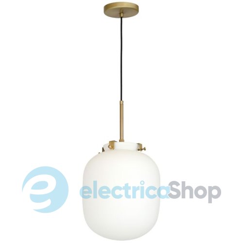Люстра LUMINEX Baco 8350 brass/opal white matt