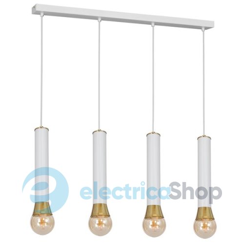 Люстра LUMINEX Lunae line 8399 white/brass