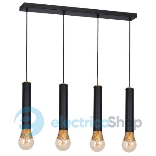 Люстра LUMINEX Lunae line 8409 black/brass